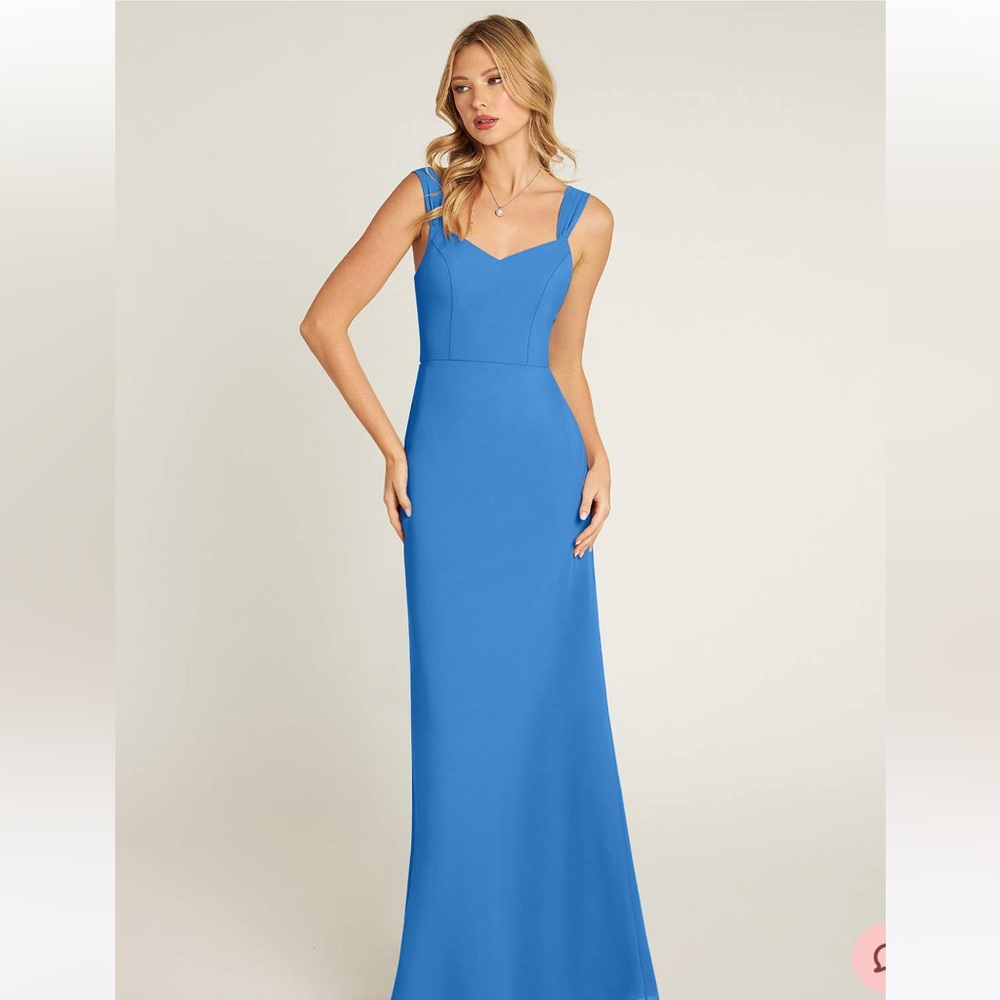 Azazie Denice Blue Jay Size A2